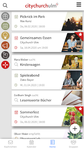 Android application Citychurch Ulm screenshort