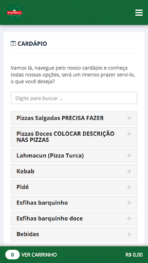 Ricotarella Delivery Screen 2