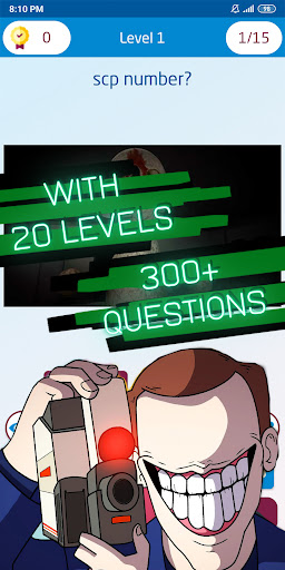 scp quiz game Screen 3
