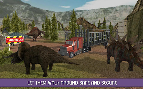 Angry Dinosaur Zoo Transport 1.8 APK screenshots 2
