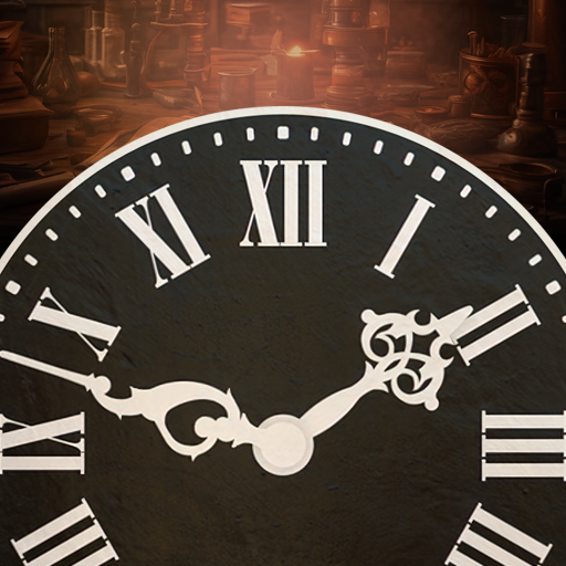 Antique Analog Clock Widget Logo