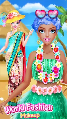 World Princesses Makeup Travel - Screenshot 2