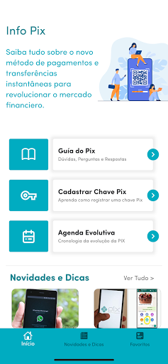 Android application info PIX. Chaves e pagamentos screenshort