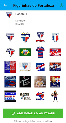 Android application Figurinhas do Fortaleza screenshort