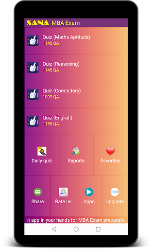 Android application MBA Exam Prep screenshort
