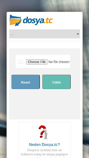 Android application Dosya.tc screenshort