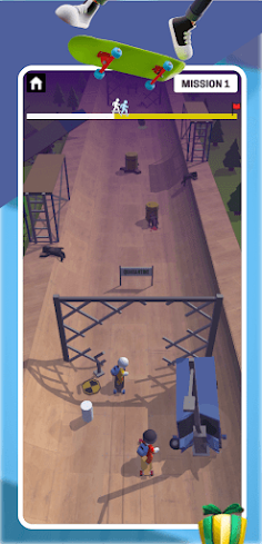 Flip Skate Longboard Rush - Screenshot 3
