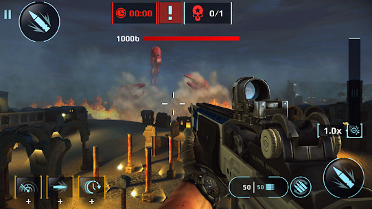 Sniper Fury MOD APK v6.4.1b (Tiền không giới hạn, Chế độ thần thánh, Đạn không giới hạn) 2