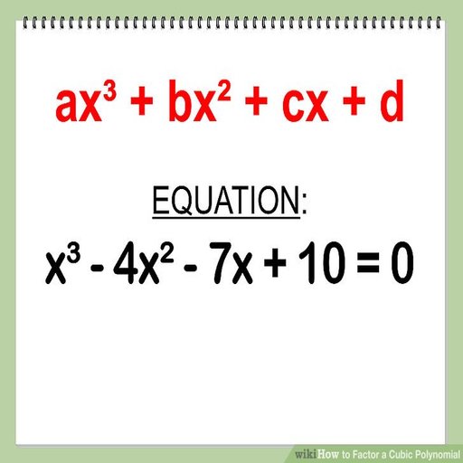 cubic and quadratic equations
