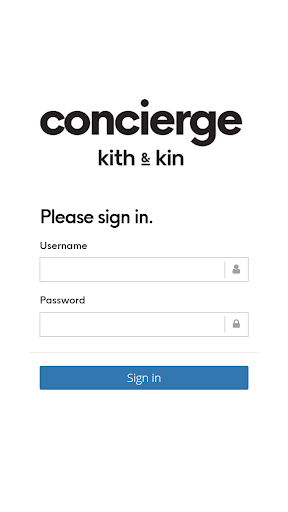 Android application Knk Concierge screenshort
