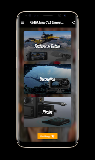 Android application AKASO Brave 7 LE Camera Guide screenshort