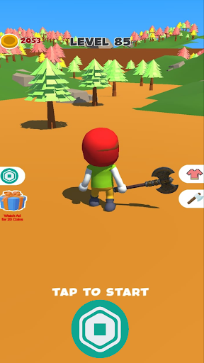 Android application Woods Cutter Robux Saver screenshort