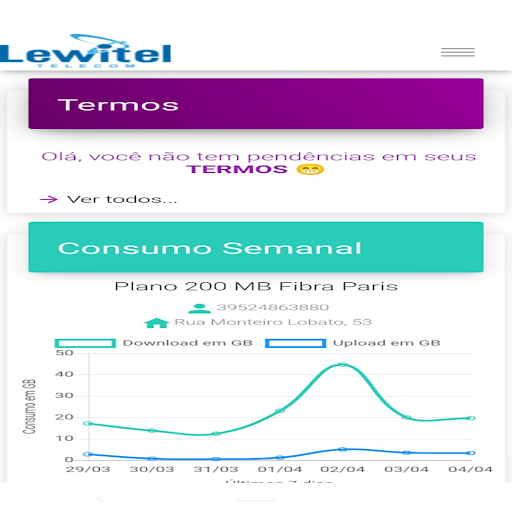 Lewitel - Central do Assinante Screen 3