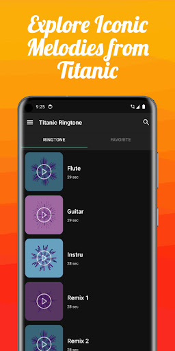 Titanic ringtone Screen 2