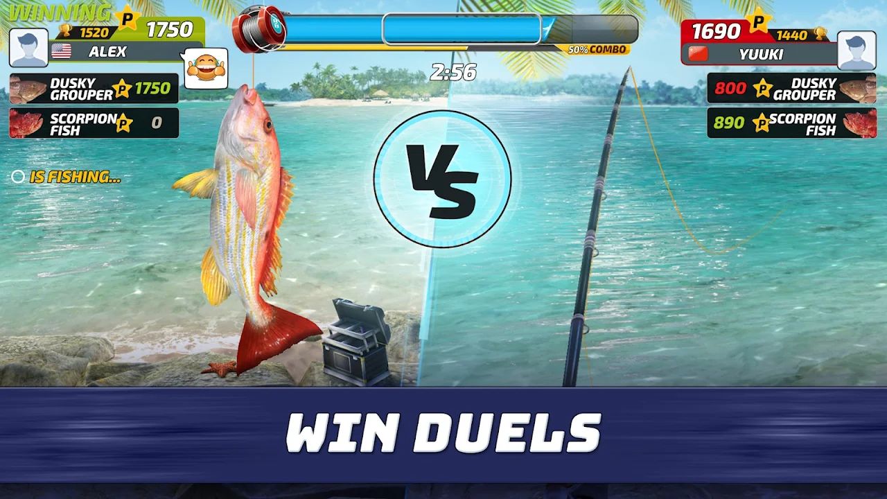 Download Fishing Clash (MOD Big Combo)