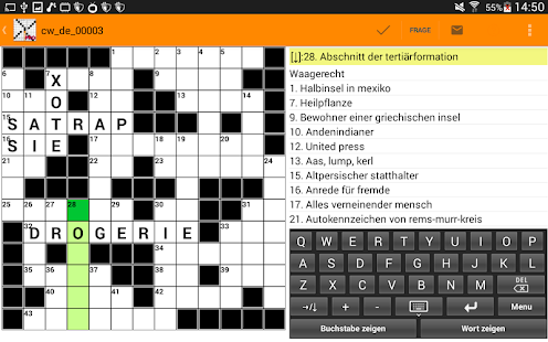 Deutsch Kreuzworträtsel PRO Screenshot