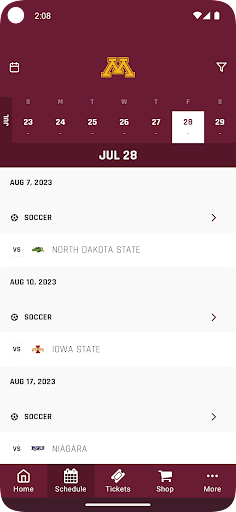 Minnesota Gophers Screen 2
