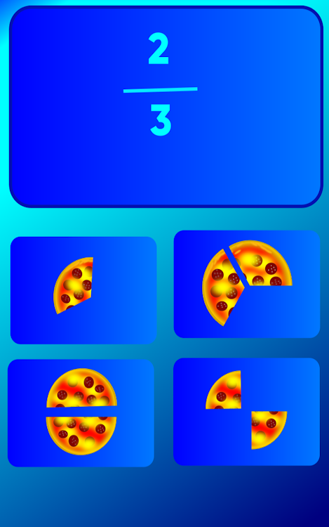 Breuken 1, rekenen met pizza's - 1.1 - (Android)