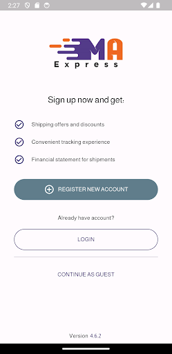 MA Express (Business) Screen 2