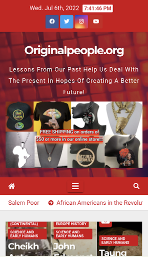Android application OriginalPeople screenshort