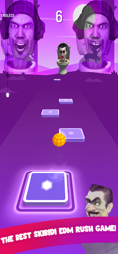 Skibidi Toilet Music Tiles Hop screenshot