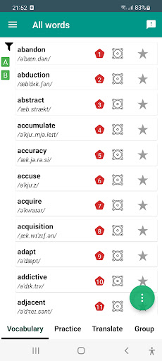 3000 Essential Words Screen 2