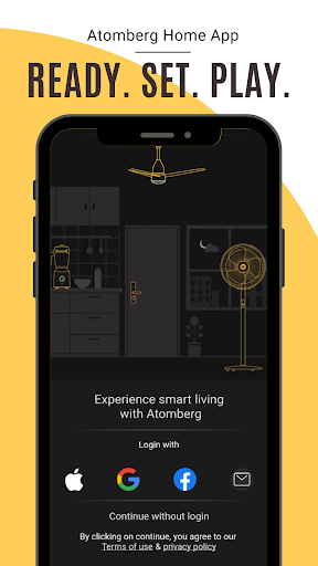 Android application Atomberg Home screenshort