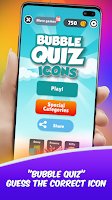 screenshot of Bubble Quiz Icons