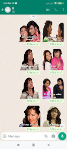 Screenshot 4 Stickers Maria De Los Angeles android