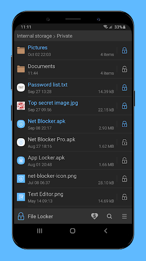 File Locker - Protect files Screen 2