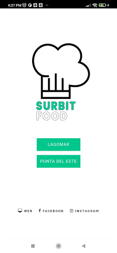 Android application Surbit Food screenshort