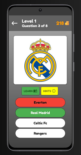 Soccer Clubs Logo Quiz Screen 2