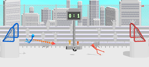 Android application Stickman Ragdoll Soccer screenshort