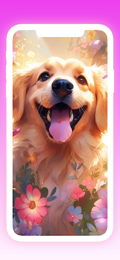 Android application Live puppy Girly Wallpaper screenshort