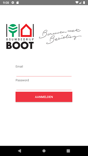 Android application Bouwbedrijf Boot screenshort