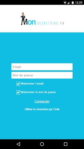 Android application MonSecretaire.fr screenshort