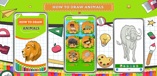 How To Draw Animals Characters Step By Step Apps On Google Play