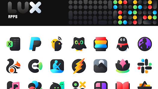 LuX IconPack Mod APK 2.4.1 (Optimized) Gallery 1