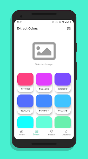 Color Palette - Extract/Create Screen 3