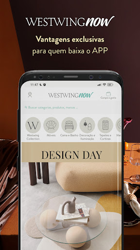Android application WestwingNow: Cashback no APP screenshort