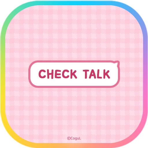 카카오톡 테마 - 체크톡_체리 핑크 logo