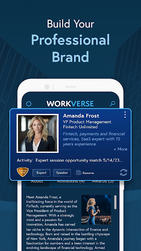 Android application Workverse: Business Networking screenshort