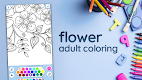 screenshot of Adult Coloring: Flowers