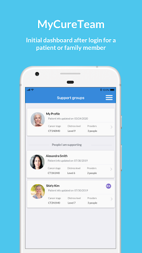 MyCureTeam Screen 2