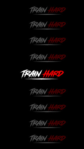 Android application TrainHard Fitness screenshort