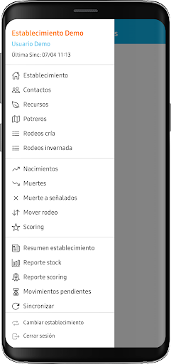 Android application Ipecus screenshort