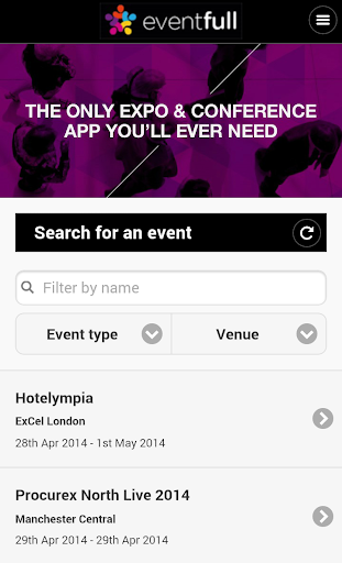 Android application Eventfull screenshort