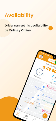 PlusXTaxi Driver Screenshot