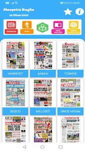 Manşette Bugün-Tüm Gazeteler v