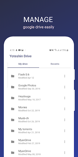 Yoteshin Drive - Cloud File Ma 2.0.3 screenshots 1